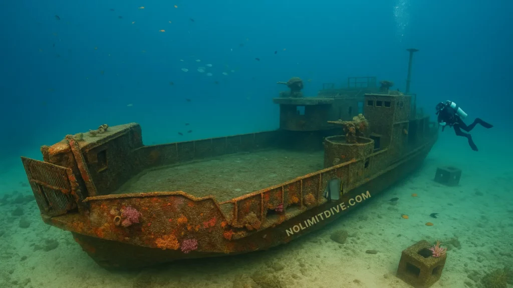 Historic HTMS Mataphon Shipwreck Pattaya